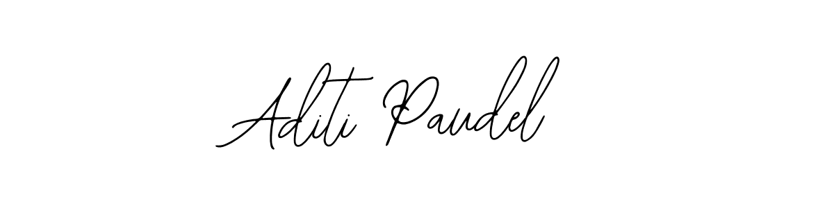 Aditi Paudel stylish signature style. Best Handwritten Sign (Bearetta-2O07w) for my name. Handwritten Signature Collection Ideas for my name Aditi Paudel. Aditi Paudel signature style 12 images and pictures png