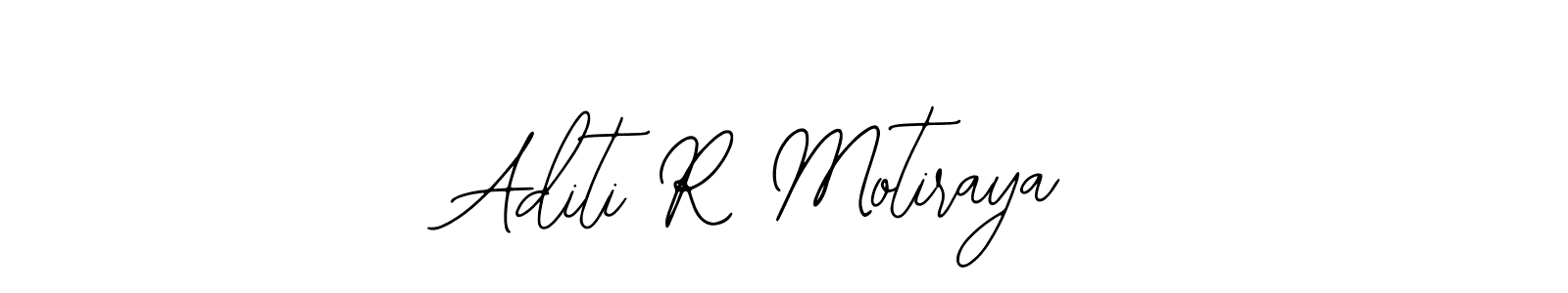 It looks lik you need a new signature style for name Aditi R Motiraya. Design unique handwritten (Bearetta-2O07w) signature with our free signature maker in just a few clicks. Aditi R Motiraya signature style 12 images and pictures png