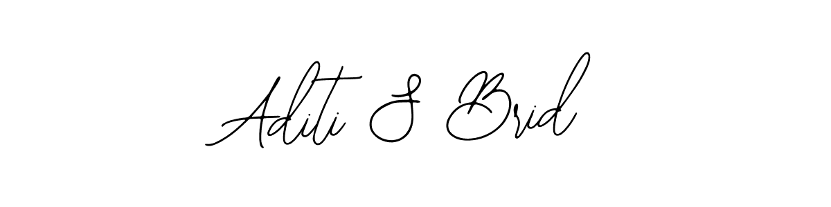 You should practise on your own different ways (Bearetta-2O07w) to write your name (Aditi S Brid) in signature. don't let someone else do it for you. Aditi S Brid signature style 12 images and pictures png