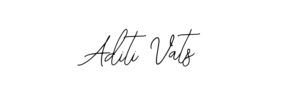 if you are searching for the best signature style for your name Aditi Vats. so please give up your signature search. here we have designed multiple signature styles  using Bearetta-2O07w. Aditi Vats signature style 12 images and pictures png