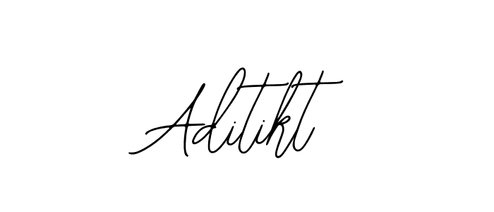 How to make Aditikt name signature. Use Bearetta-2O07w style for creating short signs online. This is the latest handwritten sign. Aditikt signature style 12 images and pictures png