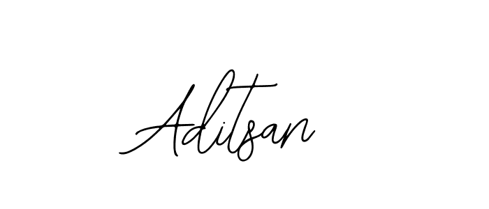 Design your own signature with our free online signature maker. With this signature software, you can create a handwritten (Bearetta-2O07w) signature for name Aditsan. Aditsan signature style 12 images and pictures png