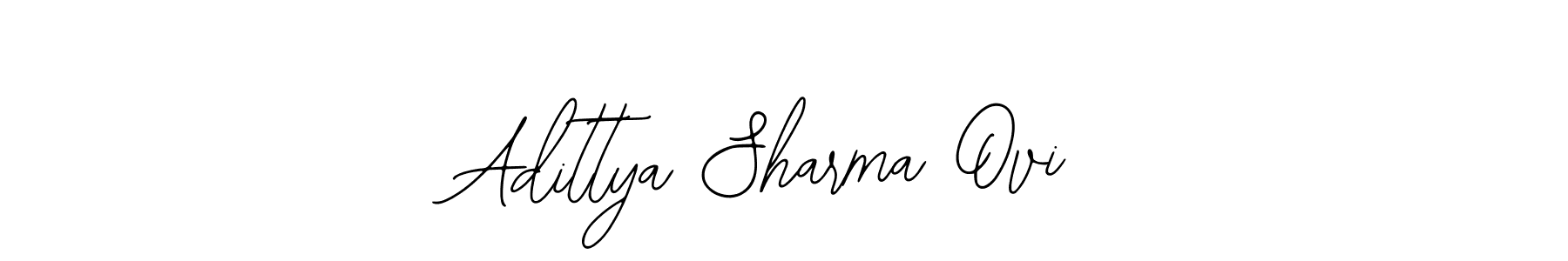 Make a beautiful signature design for name Adittya Sharma Ovi. Use this online signature maker to create a handwritten signature for free. Adittya Sharma Ovi signature style 12 images and pictures png