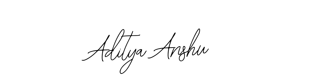 if you are searching for the best signature style for your name Aditya Anshu. so please give up your signature search. here we have designed multiple signature styles  using Bearetta-2O07w. Aditya Anshu signature style 12 images and pictures png