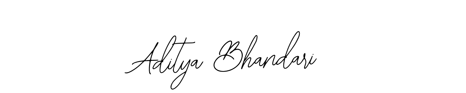 Create a beautiful signature design for name Aditya Bhandari. With this signature (Bearetta-2O07w) fonts, you can make a handwritten signature for free. Aditya Bhandari signature style 12 images and pictures png