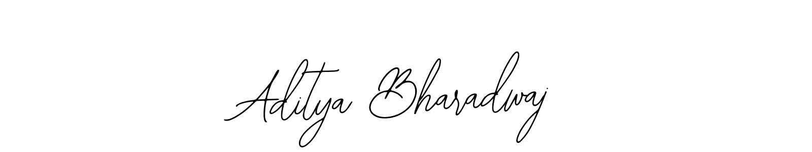 How to make Aditya Bharadwaj name signature. Use Bearetta-2O07w style for creating short signs online. This is the latest handwritten sign. Aditya Bharadwaj signature style 12 images and pictures png