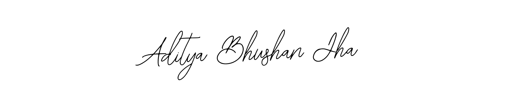 How to make Aditya Bhushan Jha name signature. Use Bearetta-2O07w style for creating short signs online. This is the latest handwritten sign. Aditya Bhushan Jha signature style 12 images and pictures png