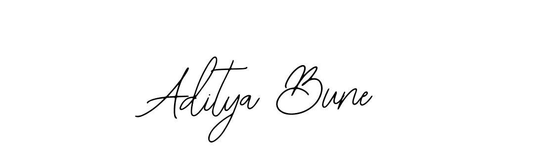 Also You can easily find your signature by using the search form. We will create Aditya Bune name handwritten signature images for you free of cost using Bearetta-2O07w sign style. Aditya Bune signature style 12 images and pictures png