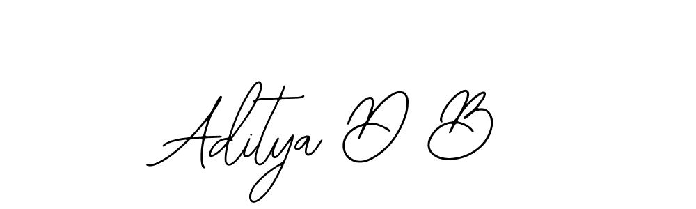 Use a signature maker to create a handwritten signature online. With this signature software, you can design (Bearetta-2O07w) your own signature for name Aditya D B. Aditya D B signature style 12 images and pictures png
