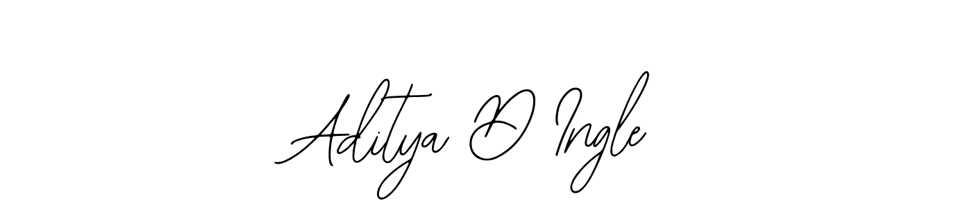 How to make Aditya D Ingle name signature. Use Bearetta-2O07w style for creating short signs online. This is the latest handwritten sign. Aditya D Ingle signature style 12 images and pictures png