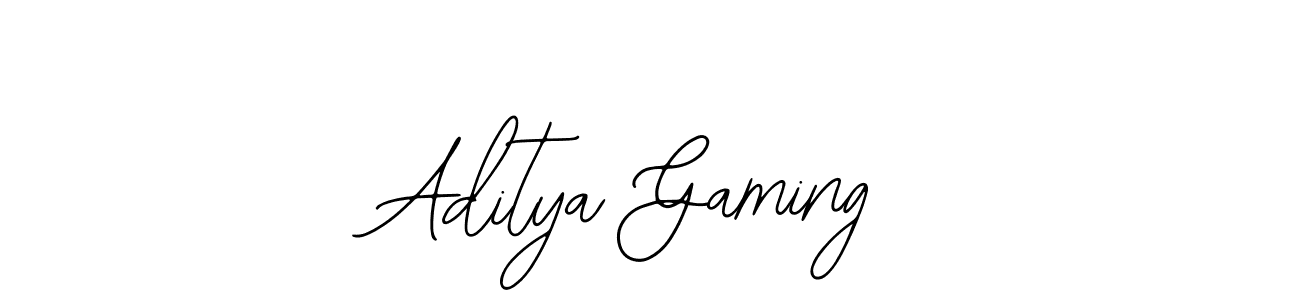 How to make Aditya Gaming signature? Bearetta-2O07w is a professional autograph style. Create handwritten signature for Aditya Gaming name. Aditya Gaming signature style 12 images and pictures png