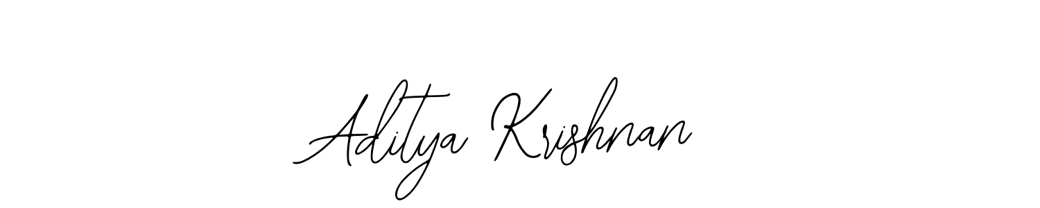 Design your own signature with our free online signature maker. With this signature software, you can create a handwritten (Bearetta-2O07w) signature for name Aditya Krishnan. Aditya Krishnan signature style 12 images and pictures png