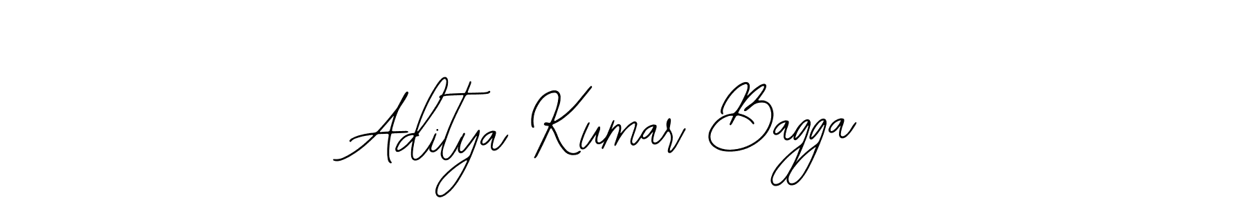 How to make Aditya Kumar Bagga name signature. Use Bearetta-2O07w style for creating short signs online. This is the latest handwritten sign. Aditya Kumar Bagga signature style 12 images and pictures png