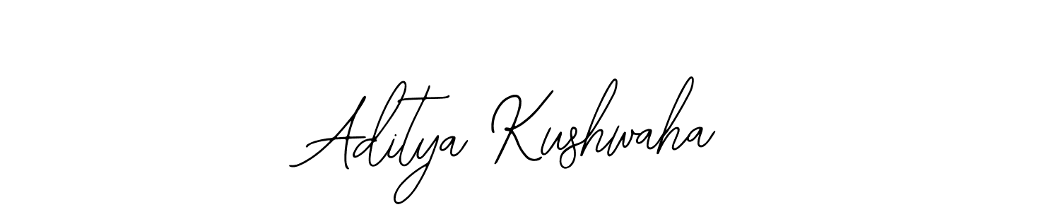 Bearetta-2O07w is a professional signature style that is perfect for those who want to add a touch of class to their signature. It is also a great choice for those who want to make their signature more unique. Get Aditya Kushwaha name to fancy signature for free. Aditya Kushwaha signature style 12 images and pictures png