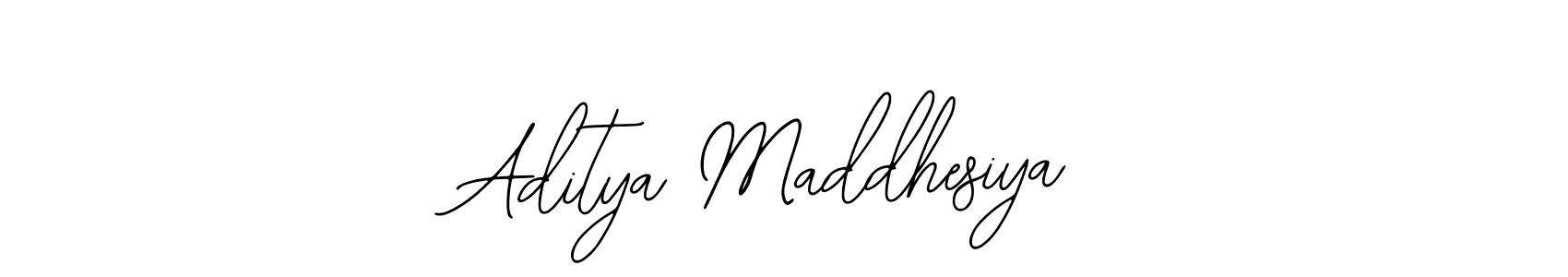 Design your own signature with our free online signature maker. With this signature software, you can create a handwritten (Bearetta-2O07w) signature for name Aditya Maddhesiya. Aditya Maddhesiya signature style 12 images and pictures png