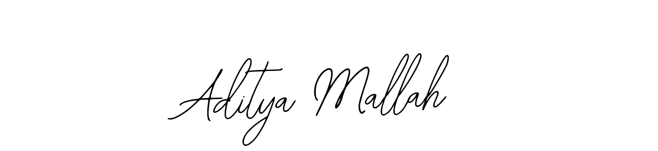 You should practise on your own different ways (Bearetta-2O07w) to write your name (Aditya Mallah) in signature. don't let someone else do it for you. Aditya Mallah signature style 12 images and pictures png