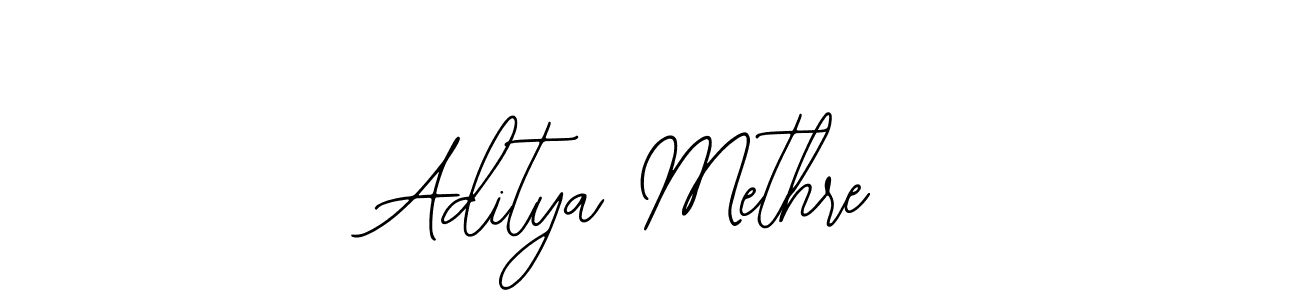 How to make Aditya Methre name signature. Use Bearetta-2O07w style for creating short signs online. This is the latest handwritten sign. Aditya Methre signature style 12 images and pictures png