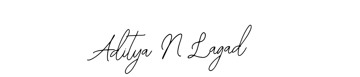 Also You can easily find your signature by using the search form. We will create Aditya N Lagad name handwritten signature images for you free of cost using Bearetta-2O07w sign style. Aditya N Lagad signature style 12 images and pictures png