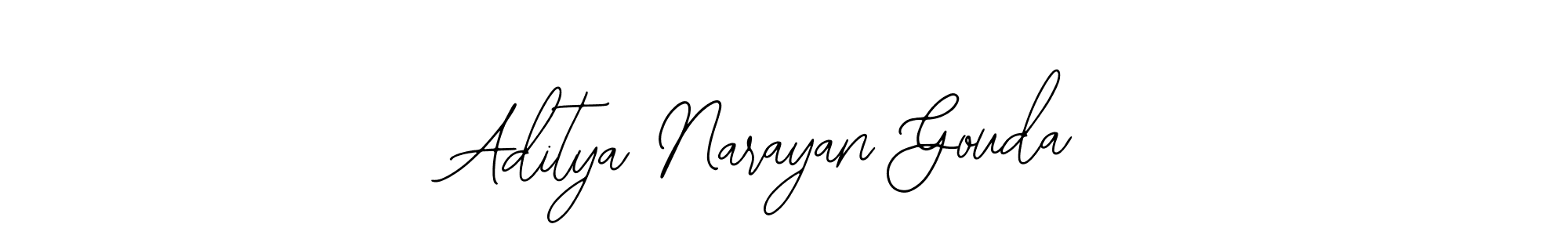 The best way (Bearetta-2O07w) to make a short signature is to pick only two or three words in your name. The name Aditya Narayan Gouda include a total of six letters. For converting this name. Aditya Narayan Gouda signature style 12 images and pictures png