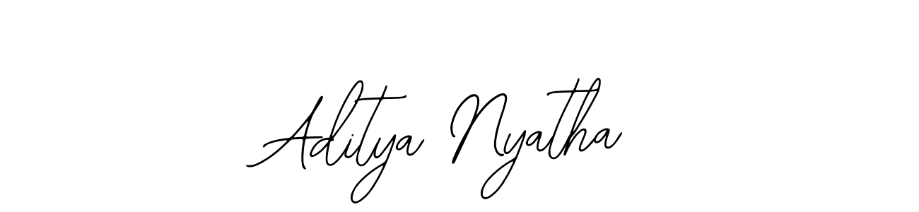 Design your own signature with our free online signature maker. With this signature software, you can create a handwritten (Bearetta-2O07w) signature for name Aditya Nyatha. Aditya Nyatha signature style 12 images and pictures png