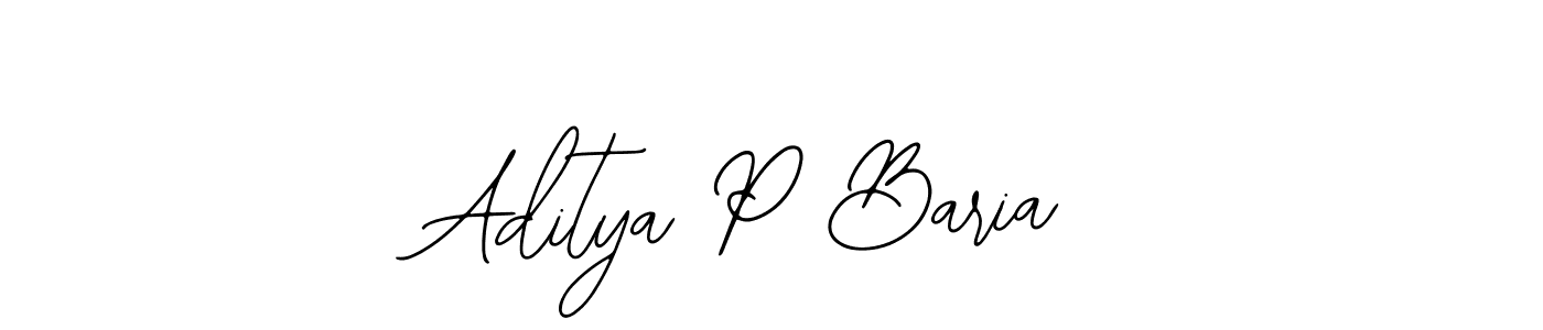 It looks lik you need a new signature style for name Aditya P Baria. Design unique handwritten (Bearetta-2O07w) signature with our free signature maker in just a few clicks. Aditya P Baria signature style 12 images and pictures png