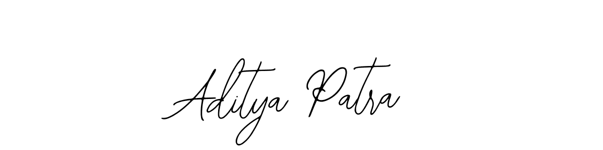 if you are searching for the best signature style for your name Aditya Patra. so please give up your signature search. here we have designed multiple signature styles  using Bearetta-2O07w. Aditya Patra signature style 12 images and pictures png