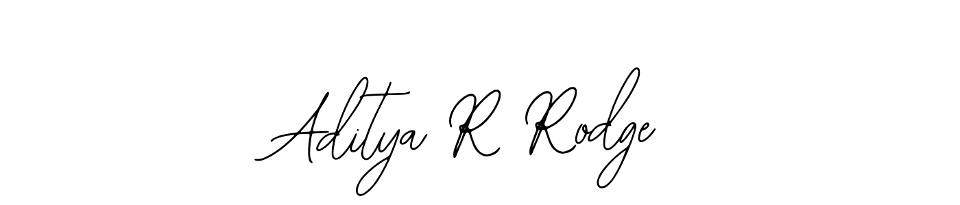 Similarly Bearetta-2O07w is the best handwritten signature design. Signature creator online .You can use it as an online autograph creator for name Aditya R Rodge. Aditya R Rodge signature style 12 images and pictures png