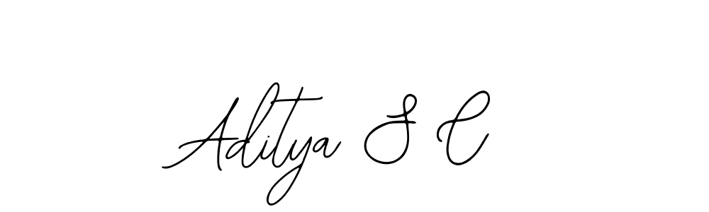 Also You can easily find your signature by using the search form. We will create Aditya S C name handwritten signature images for you free of cost using Bearetta-2O07w sign style. Aditya S C signature style 12 images and pictures png