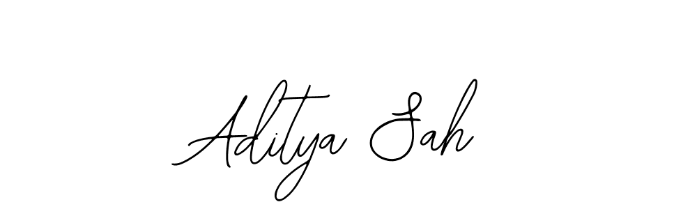 Use a signature maker to create a handwritten signature online. With this signature software, you can design (Bearetta-2O07w) your own signature for name Aditya Sah. Aditya Sah signature style 12 images and pictures png