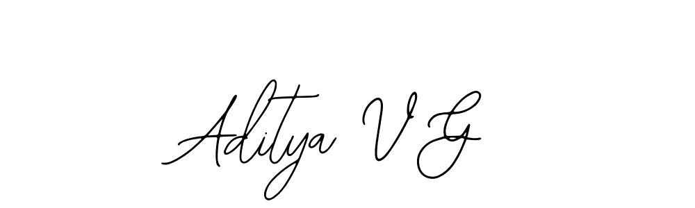 if you are searching for the best signature style for your name Aditya V G. so please give up your signature search. here we have designed multiple signature styles  using Bearetta-2O07w. Aditya V G signature style 12 images and pictures png