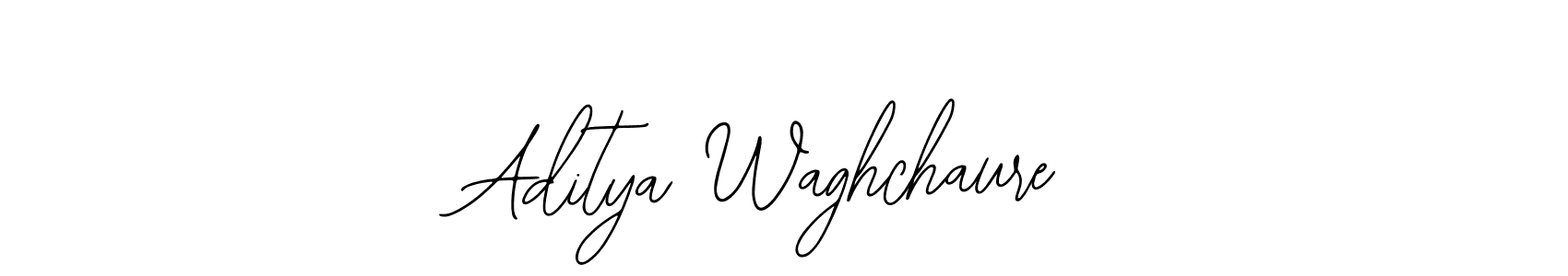 How to make Aditya Waghchaure name signature. Use Bearetta-2O07w style for creating short signs online. This is the latest handwritten sign. Aditya Waghchaure signature style 12 images and pictures png