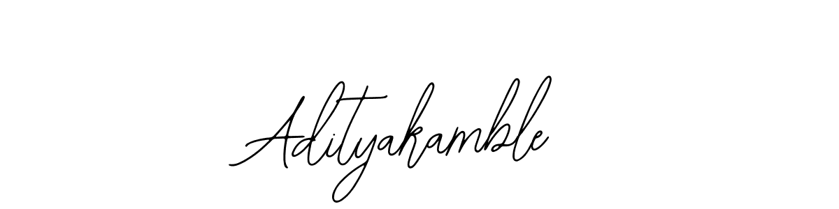 Make a beautiful signature design for name Adityakamble. With this signature (Bearetta-2O07w) style, you can create a handwritten signature for free. Adityakamble signature style 12 images and pictures png