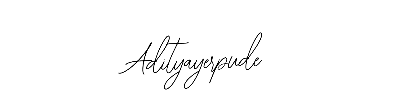 Also we have Adityayerpude name is the best signature style. Create professional handwritten signature collection using Bearetta-2O07w autograph style. Adityayerpude signature style 12 images and pictures png