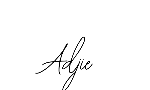 if you are searching for the best signature style for your name Adjie. so please give up your signature search. here we have designed multiple signature styles  using Bearetta-2O07w. Adjie signature style 12 images and pictures png