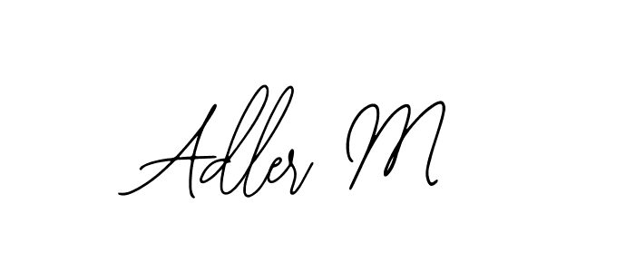 The best way (Bearetta-2O07w) to make a short signature is to pick only two or three words in your name. The name Adler M include a total of six letters. For converting this name. Adler M signature style 12 images and pictures png