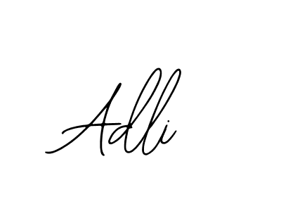 Design your own signature with our free online signature maker. With this signature software, you can create a handwritten (Bearetta-2O07w) signature for name Adli. Adli signature style 12 images and pictures png