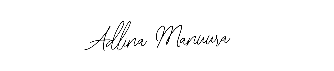 if you are searching for the best signature style for your name Adlina Manuura. so please give up your signature search. here we have designed multiple signature styles  using Bearetta-2O07w. Adlina Manuura signature style 12 images and pictures png