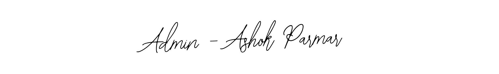 Admin - Ashok Parmar stylish signature style. Best Handwritten Sign (Bearetta-2O07w) for my name. Handwritten Signature Collection Ideas for my name Admin - Ashok Parmar. Admin - Ashok Parmar signature style 12 images and pictures png