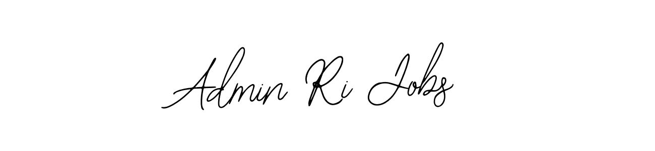 Use a signature maker to create a handwritten signature online. With this signature software, you can design (Bearetta-2O07w) your own signature for name Admin Ri Jobs. Admin Ri Jobs signature style 12 images and pictures png