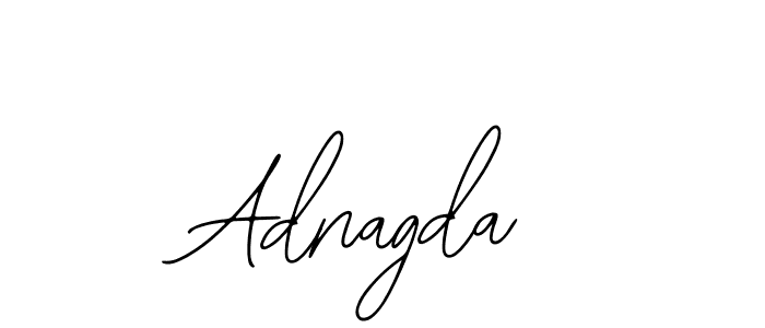 if you are searching for the best signature style for your name Adnagda. so please give up your signature search. here we have designed multiple signature styles  using Bearetta-2O07w. Adnagda signature style 12 images and pictures png