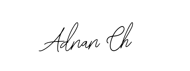 How to make Adnan Ch name signature. Use Bearetta-2O07w style for creating short signs online. This is the latest handwritten sign. Adnan Ch signature style 12 images and pictures png