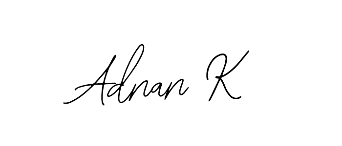 Best and Professional Signature Style for Adnan K. Bearetta-2O07w Best Signature Style Collection. Adnan K signature style 12 images and pictures png