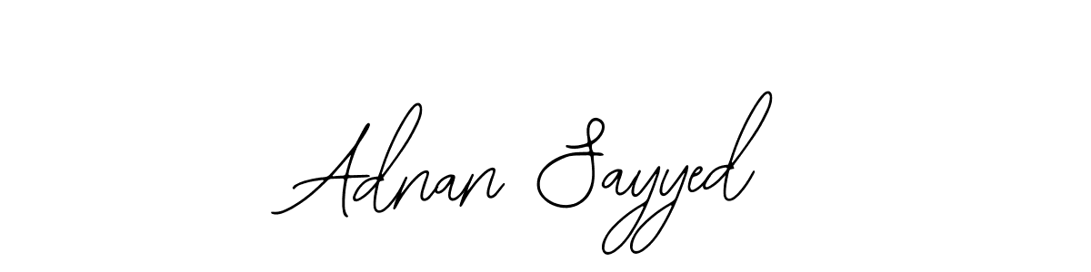 Adnan Sayyed stylish signature style. Best Handwritten Sign (Bearetta-2O07w) for my name. Handwritten Signature Collection Ideas for my name Adnan Sayyed. Adnan Sayyed signature style 12 images and pictures png