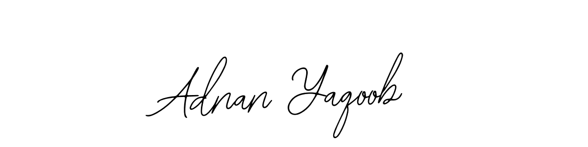 Also You can easily find your signature by using the search form. We will create Adnan Yaqoob name handwritten signature images for you free of cost using Bearetta-2O07w sign style. Adnan Yaqoob signature style 12 images and pictures png