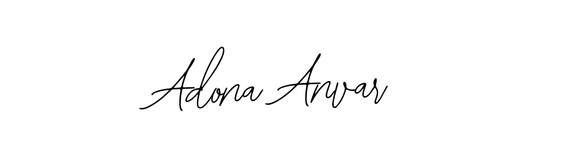 How to make Adona Anvar signature? Bearetta-2O07w is a professional autograph style. Create handwritten signature for Adona Anvar name. Adona Anvar signature style 12 images and pictures png