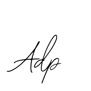 You should practise on your own different ways (Bearetta-2O07w) to write your name (Adp) in signature. don't let someone else do it for you. Adp signature style 12 images and pictures png