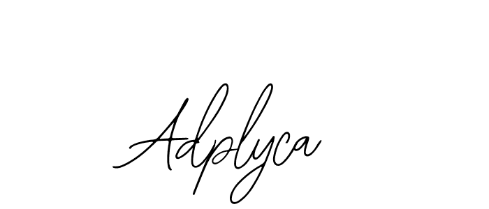 Create a beautiful signature design for name Adplyca. With this signature (Bearetta-2O07w) fonts, you can make a handwritten signature for free. Adplyca signature style 12 images and pictures png