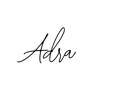 How to make Adra name signature. Use Bearetta-2O07w style for creating short signs online. This is the latest handwritten sign. Adra signature style 12 images and pictures png