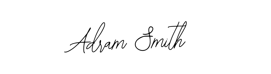 You should practise on your own different ways (Bearetta-2O07w) to write your name (Adram Smith) in signature. don't let someone else do it for you. Adram Smith signature style 12 images and pictures png