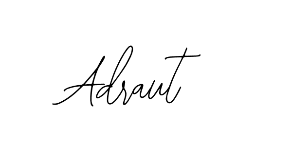 How to make Adraut name signature. Use Bearetta-2O07w style for creating short signs online. This is the latest handwritten sign. Adraut signature style 12 images and pictures png